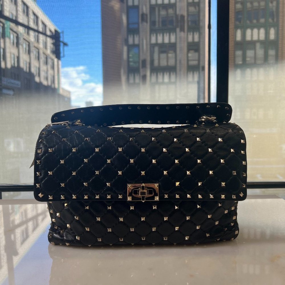 Valentino Garavani Rockstud Spike Shoulder Bag